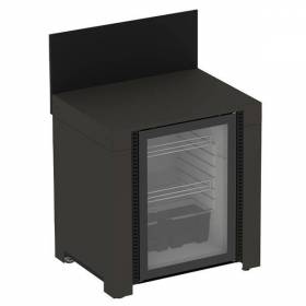 Module de cuisine d'extérieur Modulo acier gris cargo pour réfrigérateur KMOFC115  ENO - PMOD7007